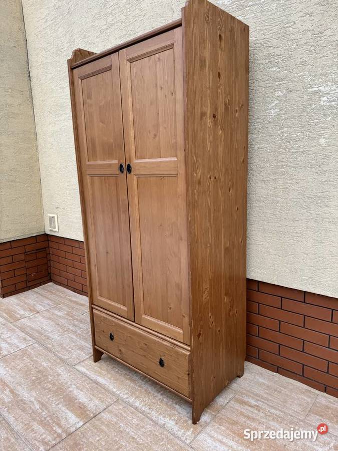 Szafa 2 drzwiowa drewniana Ikea Leksvik Sulbiny