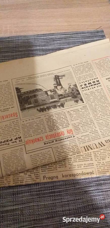 Gazeta Radomszczańska 1970 r Przedbórz sprzedam