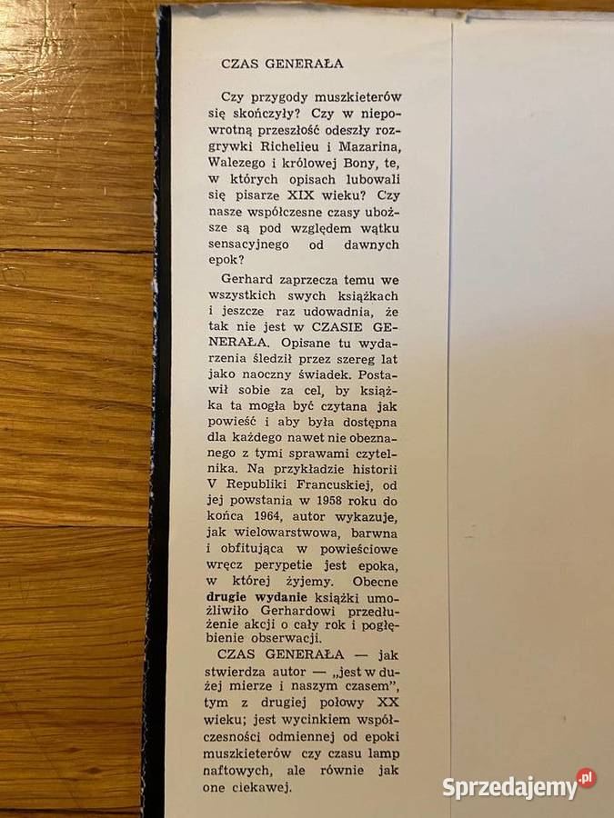 Jan Gerhard Czas generała redakcja Stefan śląskie Katowice