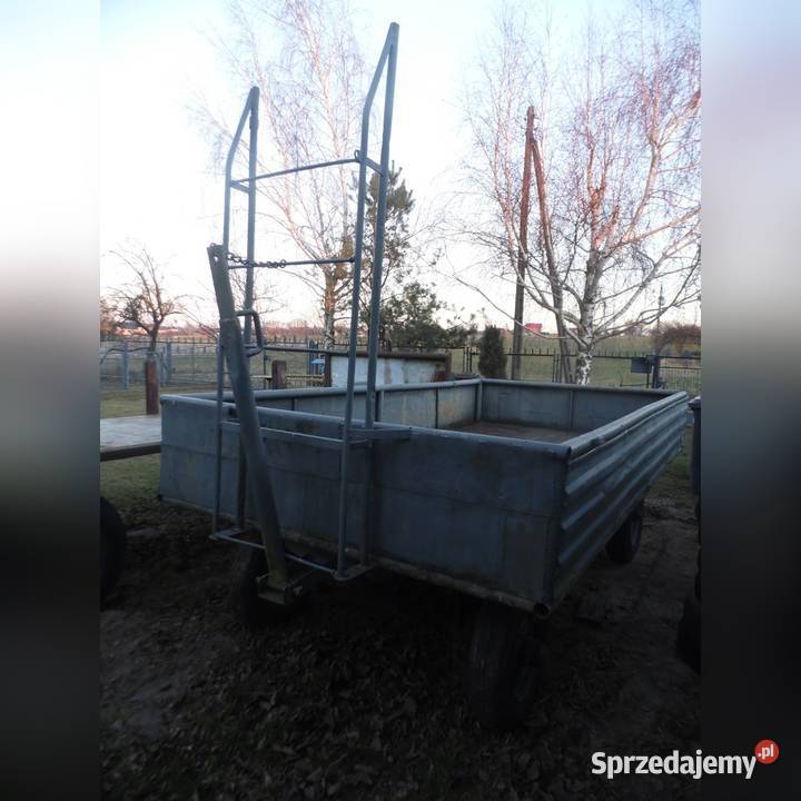Przyczepa rolnicza sztywna 185345 sprzedam nieuszkodzony Przyczepy rolnicze łódzkie Piekary