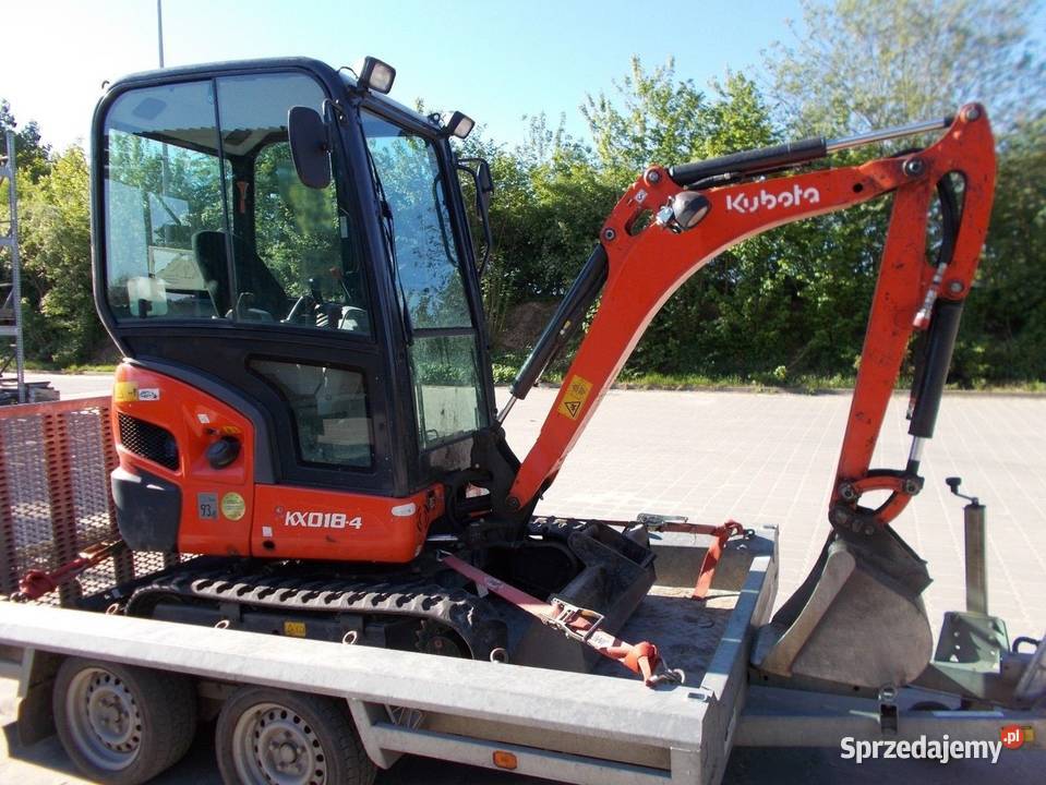 Kubota KX 0184 z przyczepąHydraulika młota2 sprzedam