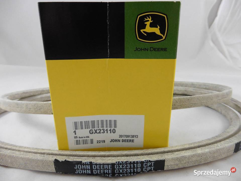 GX23110 Pasek napędu noży kosiarek JOHN DEERE John Deere Szczucin