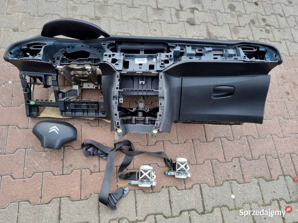 DESKA KONSOLA PODUSZKI AIRBAG PASY CITROEN C3 II osobowe Części samochodowe