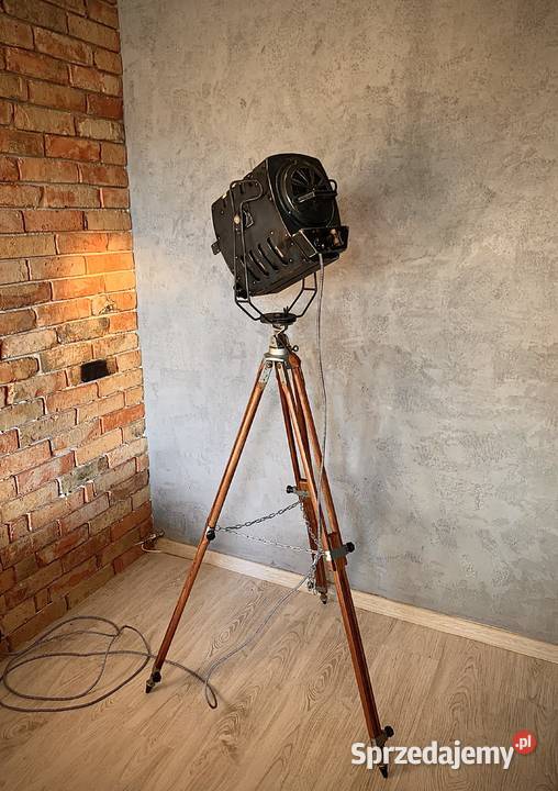 Lampa loft lata 70 TEATR PRL ORYGINAŁ wielkopolskie Poznań sprzedam