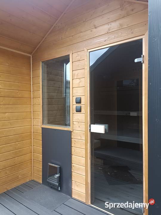 Domek Wakacyjny Drewniany Altana Sauna Drewutnia śląskie Konin sprzedam