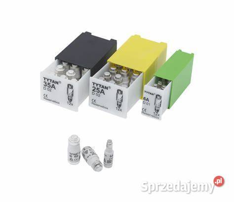 bezpieczniki Neozed TYTAN 25A D02 12 sztuk Zamość
