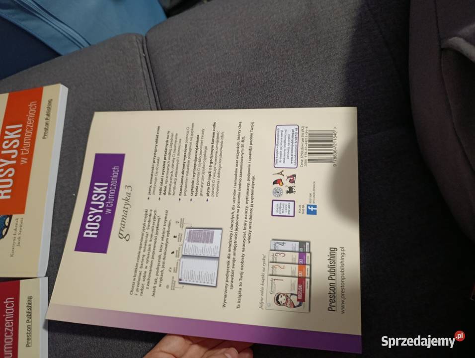 gramatyka rosyjski w tłumaczeniach 3 książki z Poznań sprzedam
