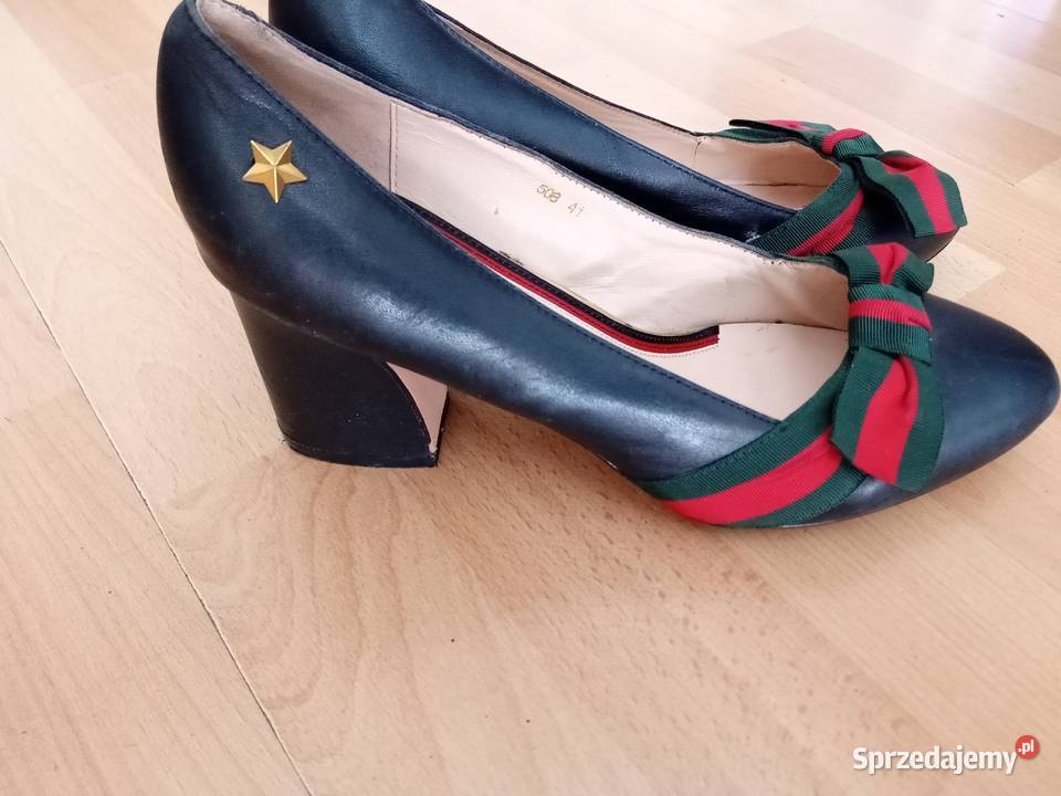 Pantofelki Gucci skórzane Myszków