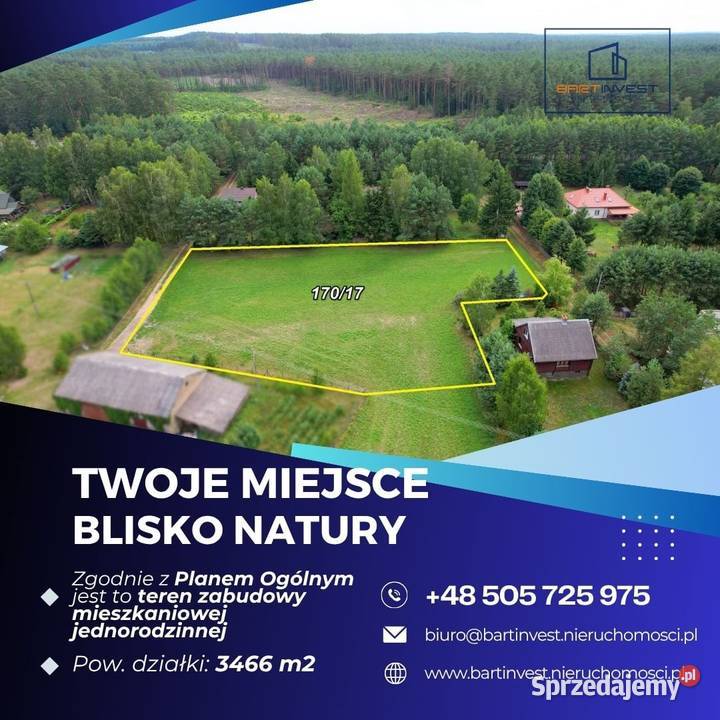 Działki Dobry Las sprzedam