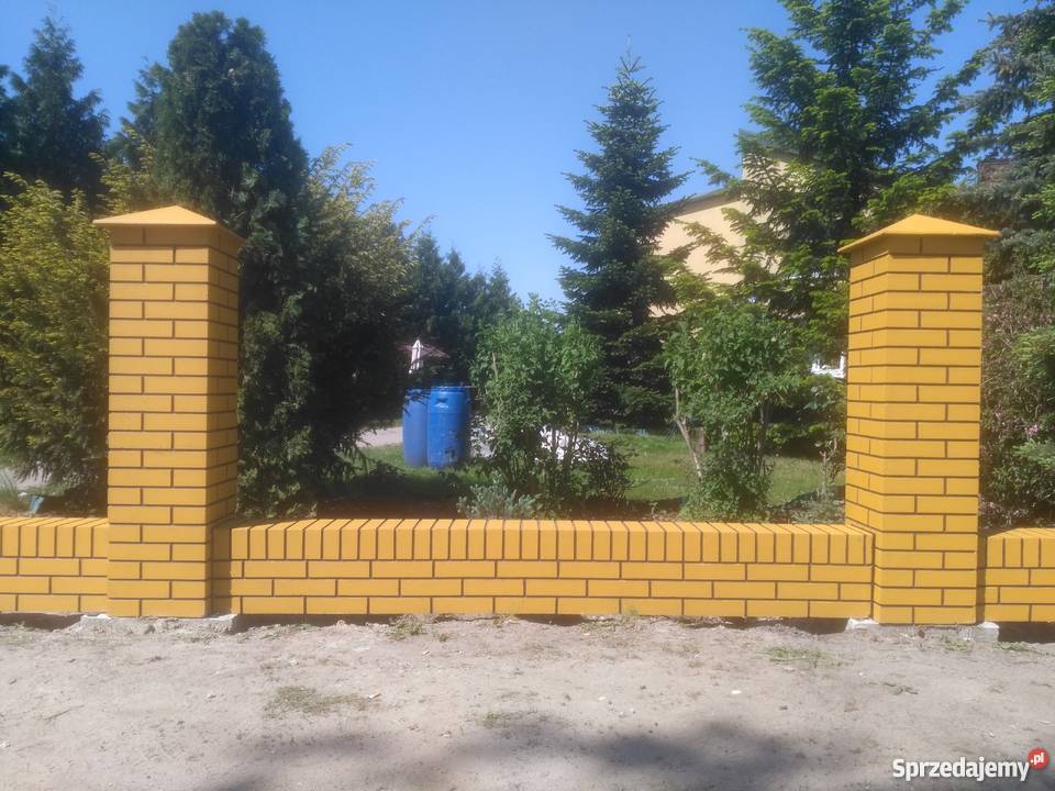 Ala klinkier słupki murki ogrodzenia imitacja sprzedam