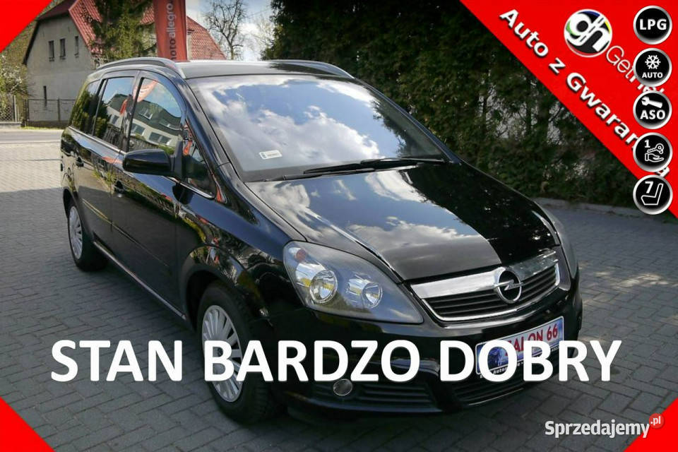 Opel Zafira 18 Gaz LPG 7osob Stan b bez rdzy wielofunkcyjna kierownica Częstochowa