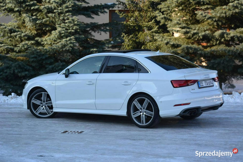 Audi A3 Limousine FullLed 2xSLine Virtual Radar nawigacja mazowieckie Ostrów Mazowiecka
