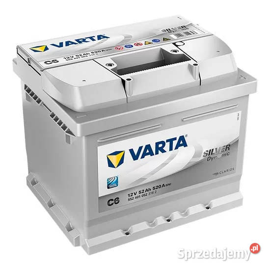 Akumulator VARTA Silver Dynamic C6 52Ah 520A EN pomorskie Gdańsk