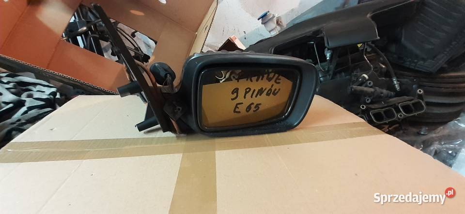 BMW E65 Lusterko zewnętrzne prawe 9 pinów Legnica