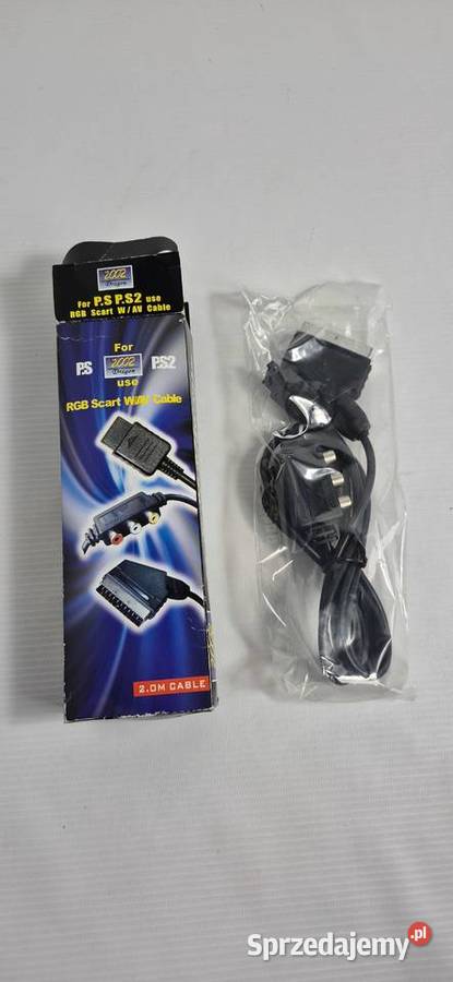 Nowy Kabel RGB SCART AV do PlayStation 1 Biłgoraj