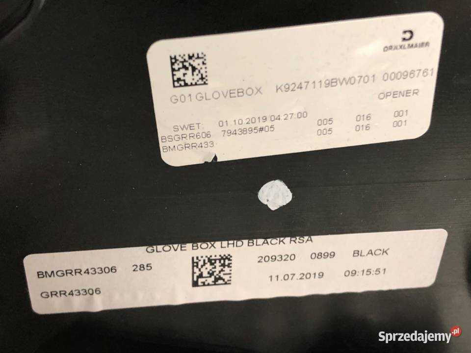 SCHOWEK PASAŻERA BMW G01 SUV PÓŁKA DESKI BOCZNY osobowe