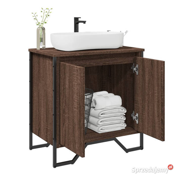 Szafka pod umywalkę brązowy dąb 60x35x60 Pozostałe mazowieckie Warszawa