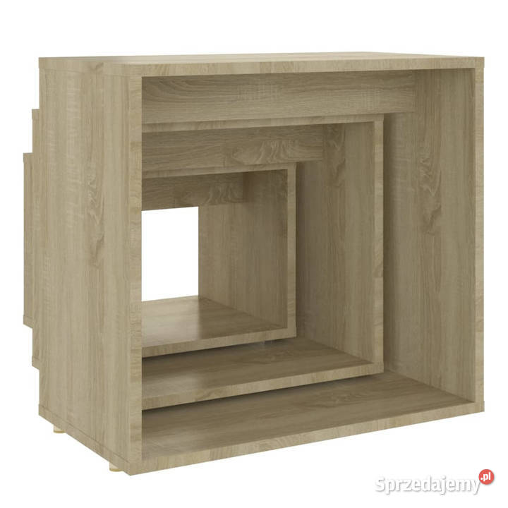 Stoliki wsuwane pod siebie 3 dąb sonoma WM808579 mazowieckie Warszawa