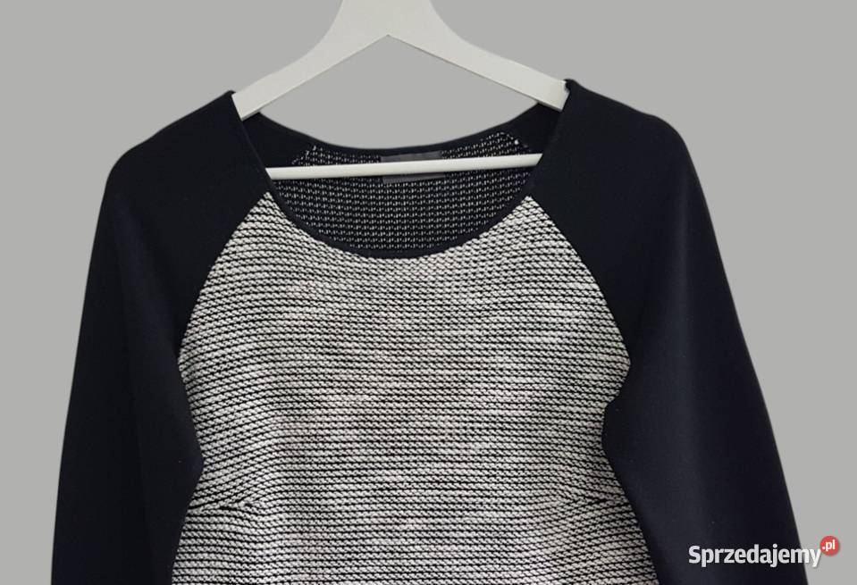 Damska elegancka sukienka biało czarna z 34 Chrzanów