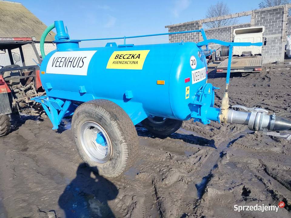 Beczka asenizacyjne beczkowóz 2500 litra Ocynk Radziejów