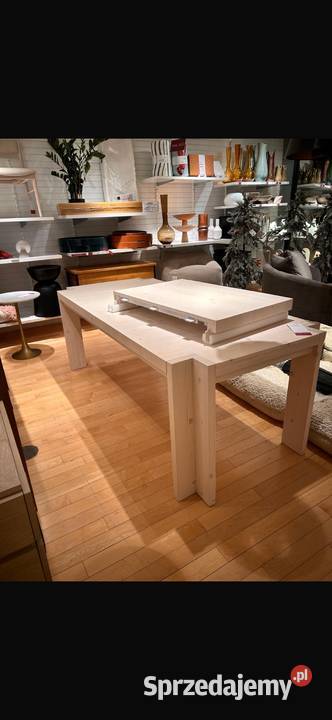 Stół rozkładany CRATE BARREL INYO 213274 sosna 96cm podlaskie Białystok