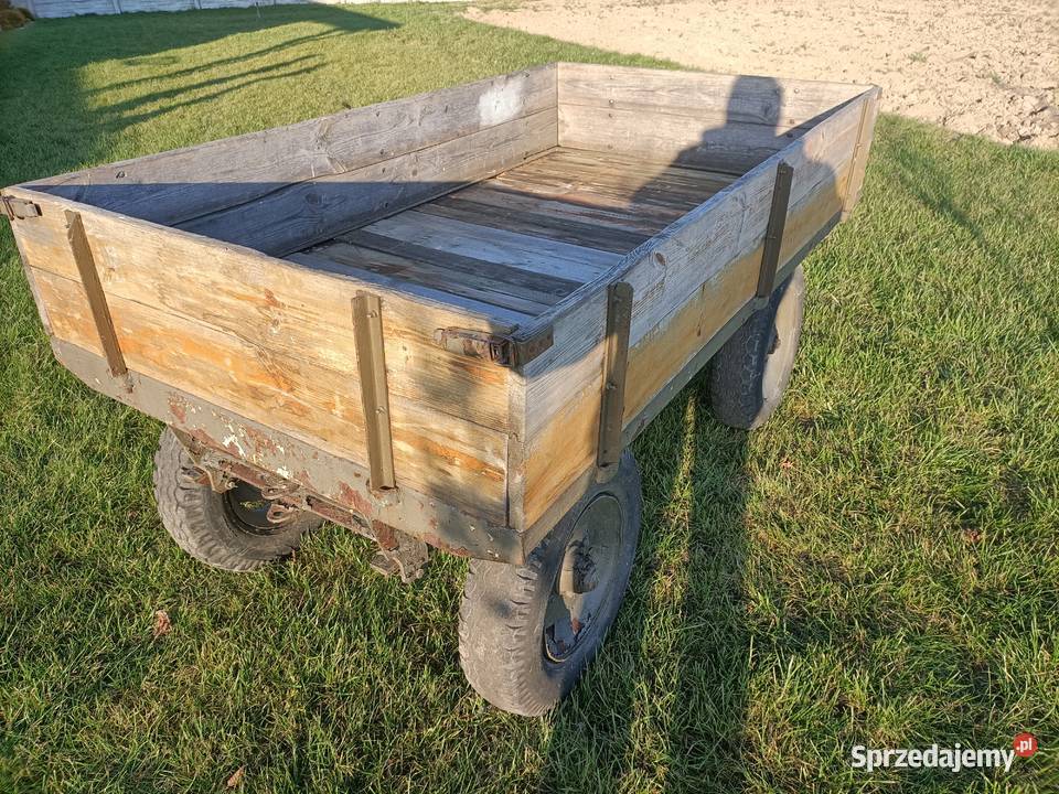 Przyczepa sadownicza rolnicza do mini traktora Galewice