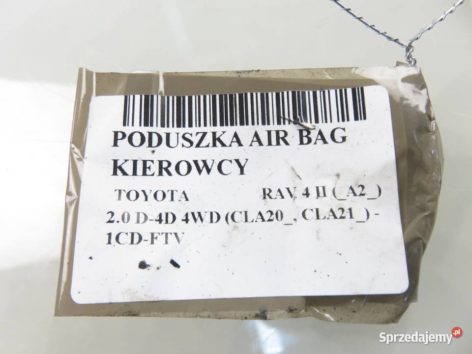 PODUSZKA KIEROWCY TOYOTA RAV 4 II A2