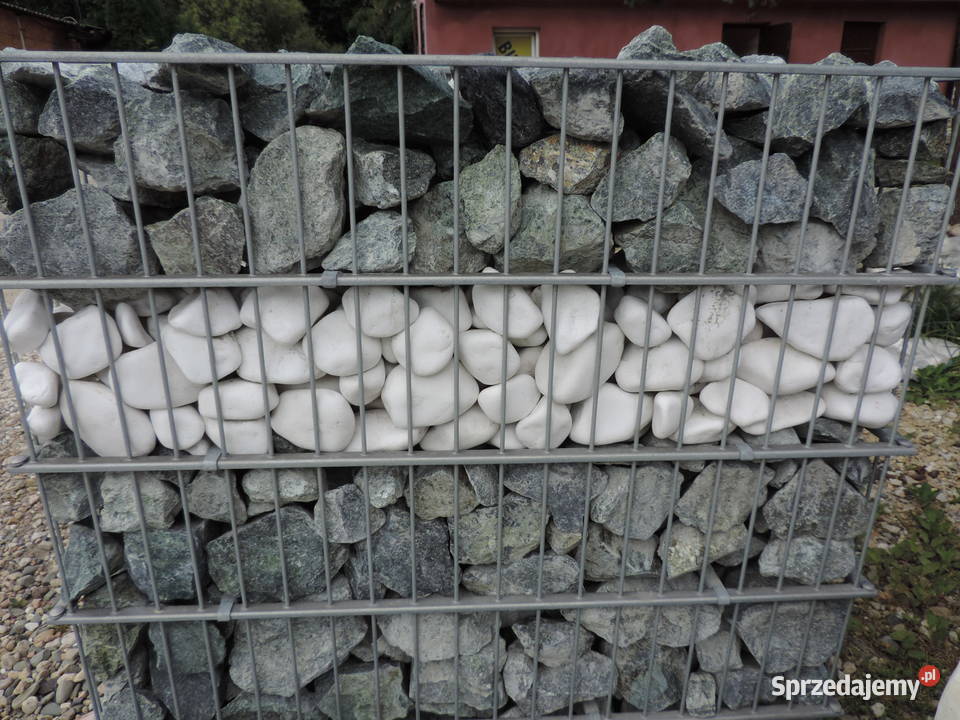 GRYS KAMIEŃ ZIELONY DO GABIONU 60120 HURT Oświęcim