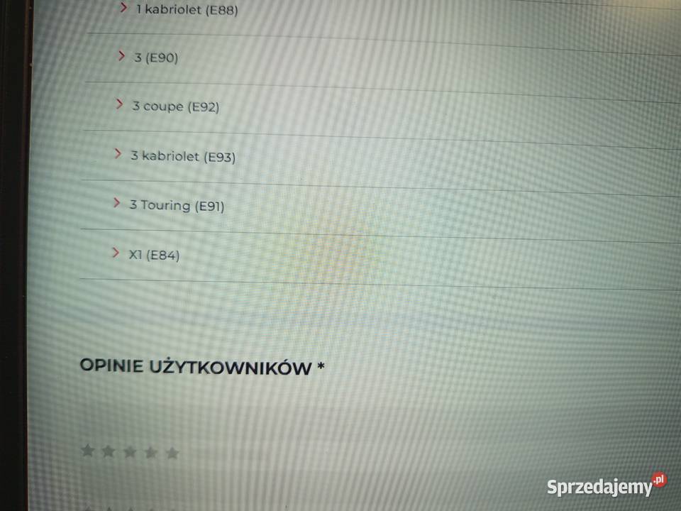 Filtr powietrza BMW Rozprza