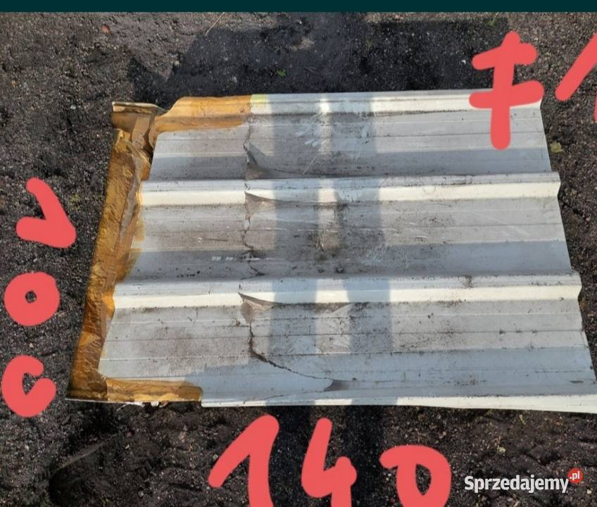 Płyty warstwowa obornicka pozostałości budowlane Niemiecka Wieś