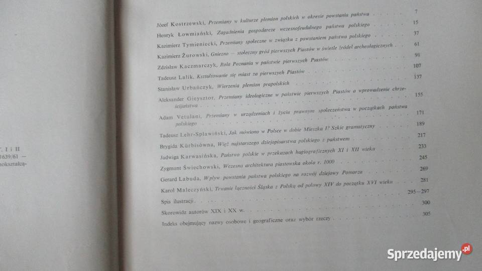 Początki państwa polskiego Tymieniecki Labuda Książki naukowe i popularnonaukowe łódzkie Łódź