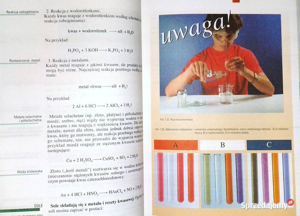 Chemia licealistów Podstawy cz 1 Krzysztof Chełm sprzedam