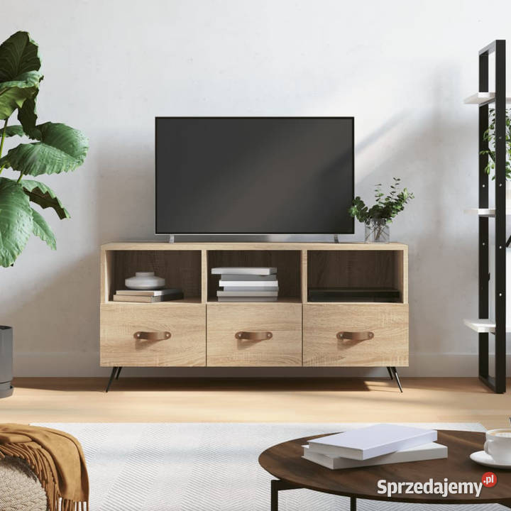 Szafka pod telewizor dąb sonoma 102x36x50