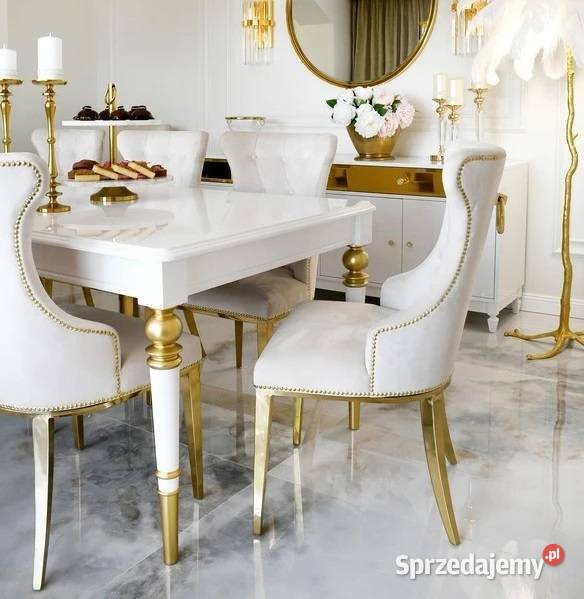 Stół glamour rozkładany stylowy elegancki Warszawa