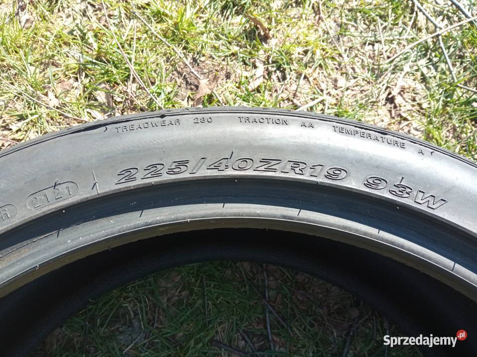 Opona letnia Nexen N8000 22540R19 93W 2021r 40 Szczukowskie Górki sprzedam