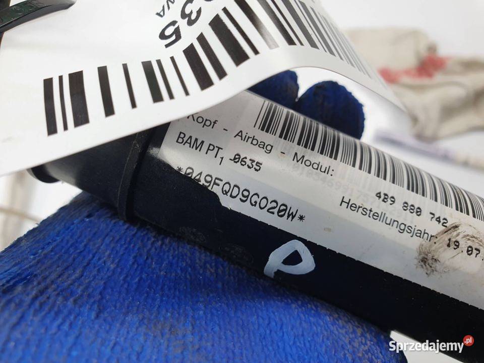 KURTYNA PRAWA AUDI A6 C5 4B9880742 Lipno