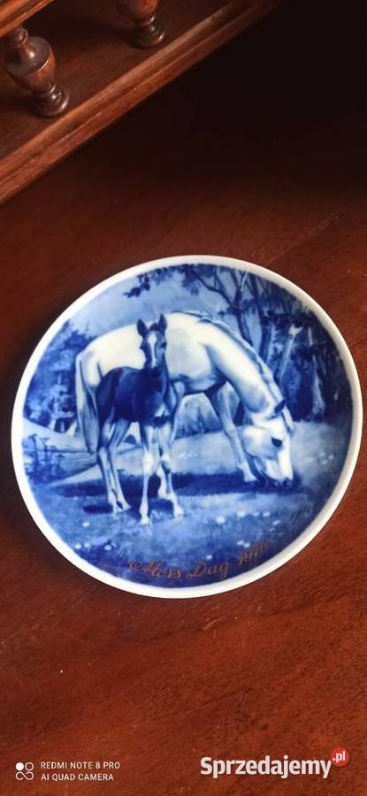 Talerz Mother Day Royal Tettau Konie Psy Gdańsk sprzedam