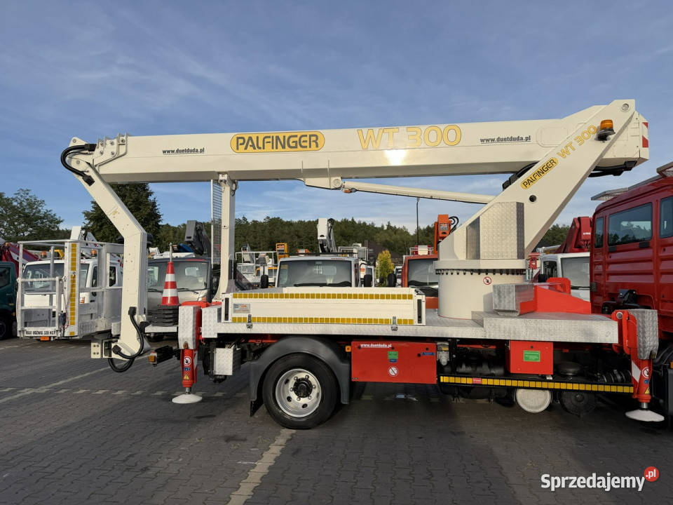 MAN TGL 7150 Zwyżka WumagPalfinger WT300 wysięg Rok produkcji 2014 Widełki