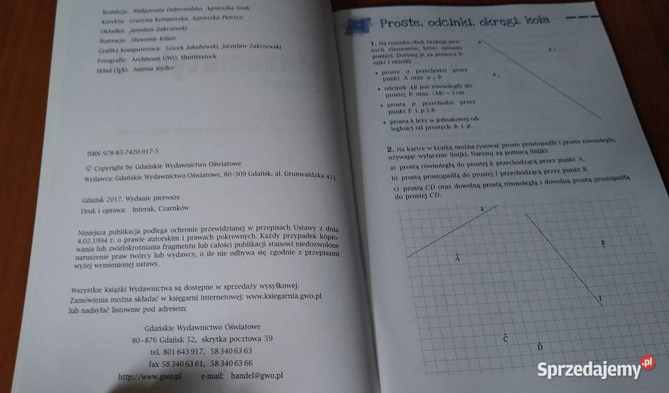 Matematyka z plusem 6 Ćwiczenia Geometria Wersja Gdańsk