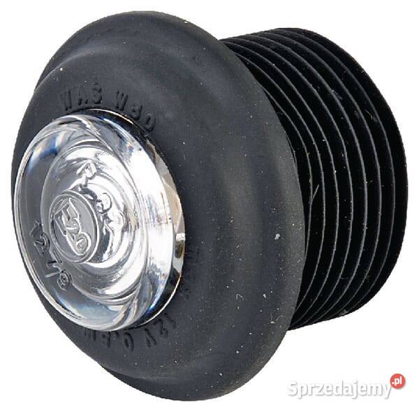Lampa obrysowa LED okrągłą 1224V przezroczysta małopolskie Kamionna