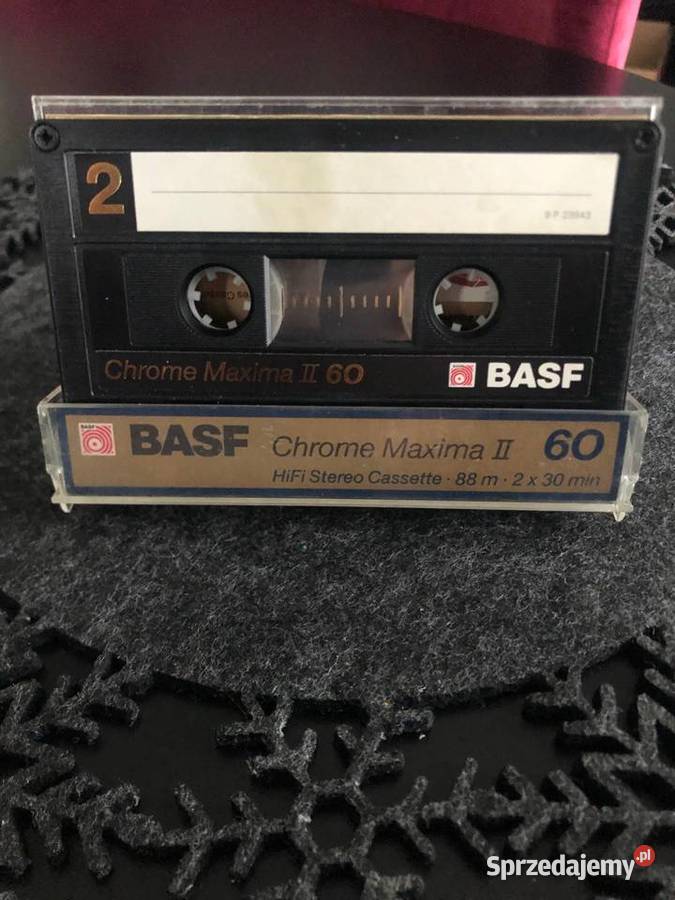 kasety magnetofonowe metalowe chromy Maxell Basf Płyty i kasety Kraków