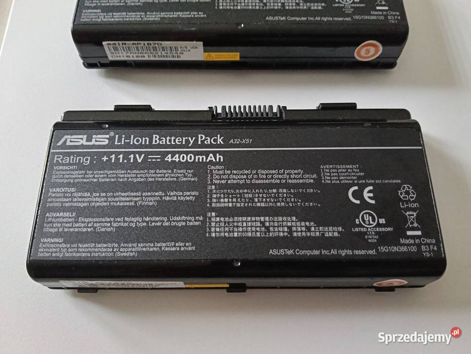 2 akumulatory do laptopa Asus Drążdżewo Nowe