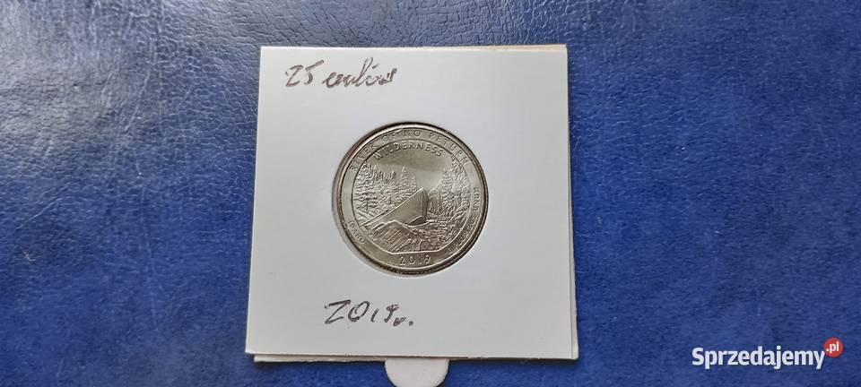 Stare monety 25 cent 2019 USA 13 Lesko sprzedam
