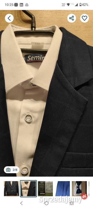 Komplet komunia i nie Garnitur spodnie koszule Orchów