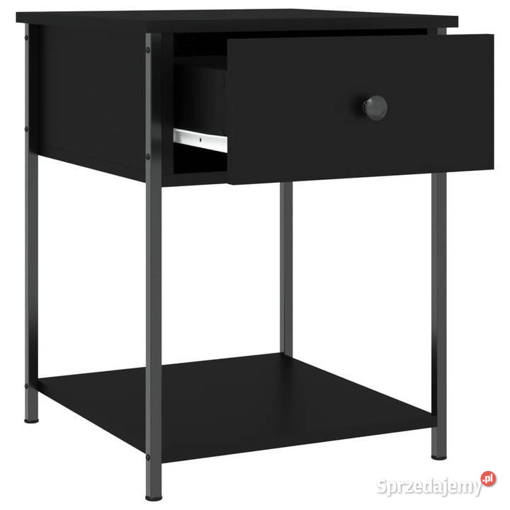 Stoliki nocne 2 czarne 44x45x58 WM825844 Warszawa
