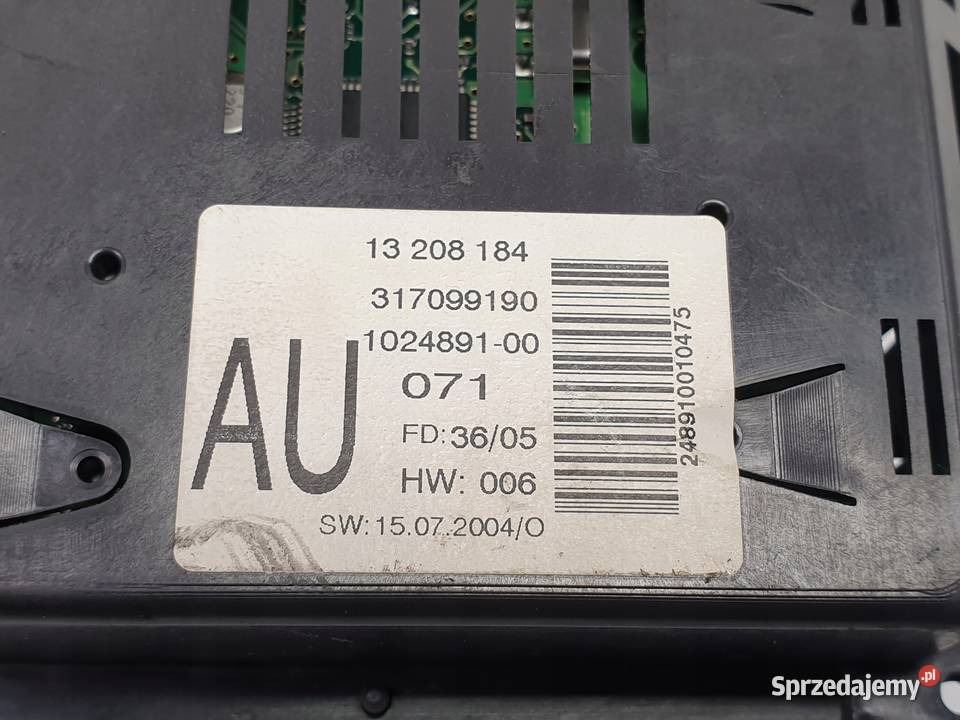 Opel Vectra C WYŚWIETLACZ RADIA Ekran13208184 Rudka