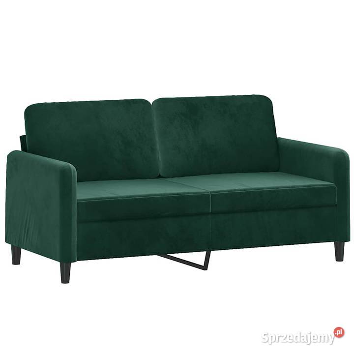 vidaXL Sofa 2osobowa ciemnozielona 140 SKU359444 Warszawa