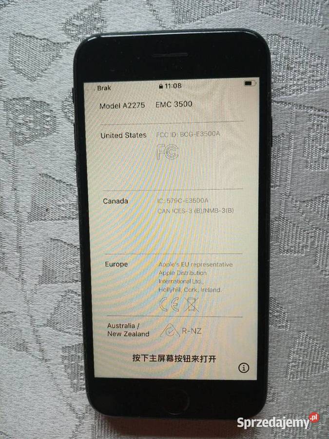 Iphone SE A2275 Elektronika Ochotnica Dolna