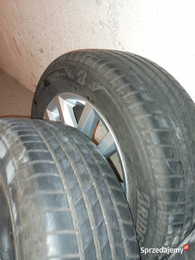 Alufelgi VW B8 65Jx16H2 opony Bridgestone T005 śląskie Bytom
