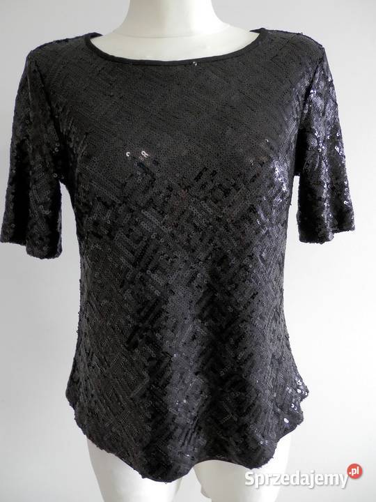 Bluzka Cekinowa Czarna Wieczorowa Balowa czarny podlaskie Łomża